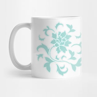 Oriental Flower – Limpet Shell – Circular Mug